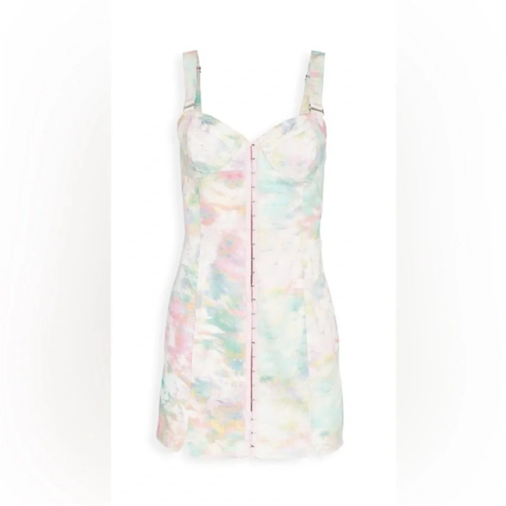 For Love & Lemons Smythe Tie Dye Corset Dress Size S - Picture 1 of 14